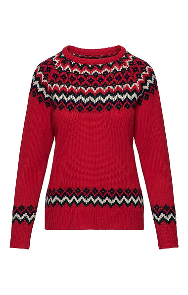 Ladies Lambswool Icelandic Crew