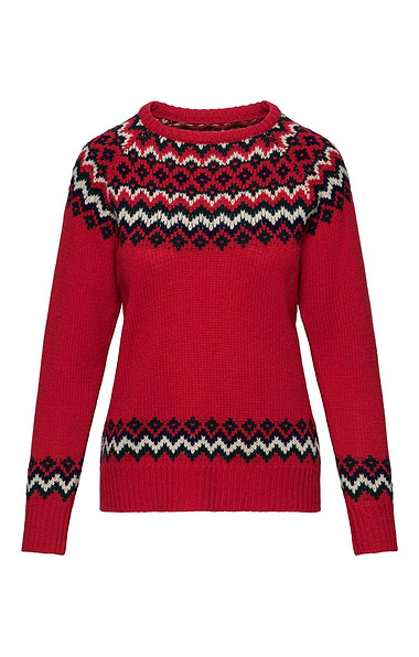 Ladies Lambswool Icelandic Crew