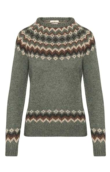 Ladies Lambswool Icelandic Crew
