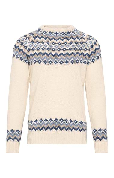 Men's Lambswool Icelandic Crew