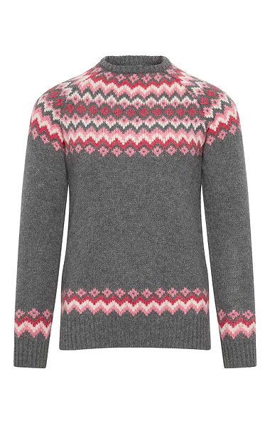 Men's Lambswool Icelandic Crew