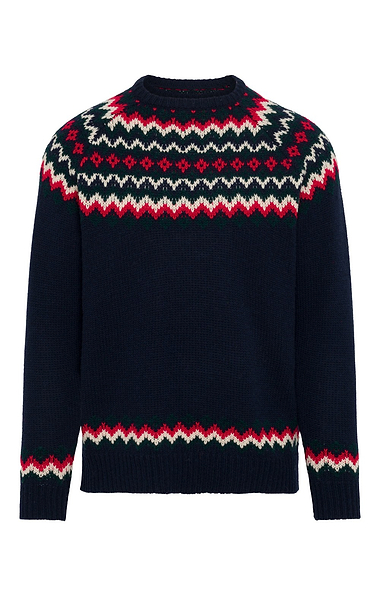 Men's Lambswool Icelandic Crew