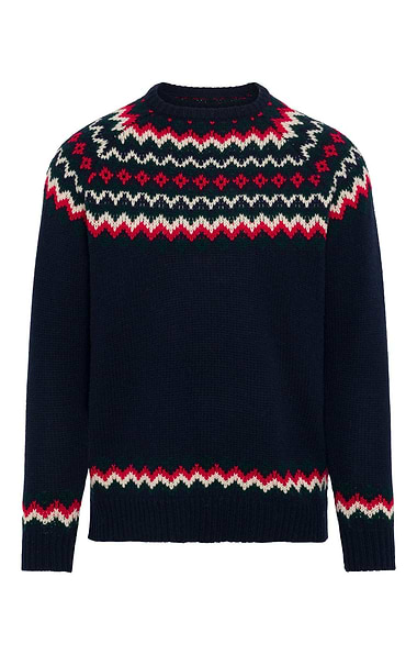 Men's Lambswool Icelandic Crew