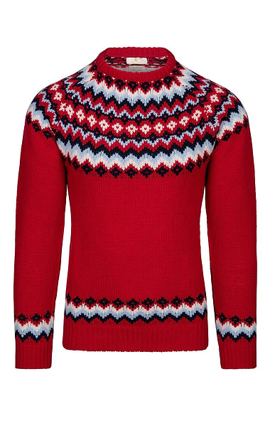 Men's Lambswool Icelandic Crew