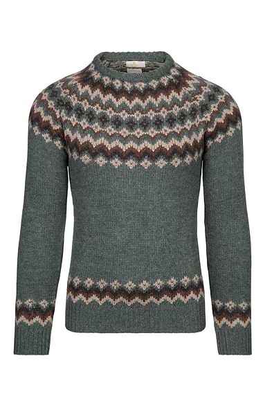 Men's Lambswool Icelandic Crew