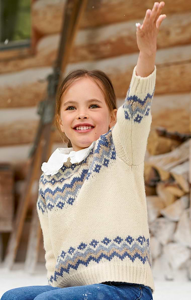 Child's Lambswool Icelandic Crew