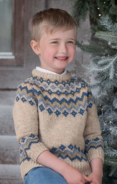Child's Lambswool Icelandic Crew