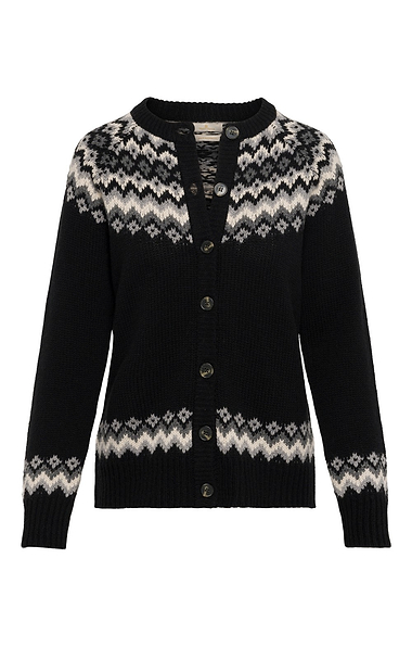 Ladies Lambswool Icelandic Cardigan