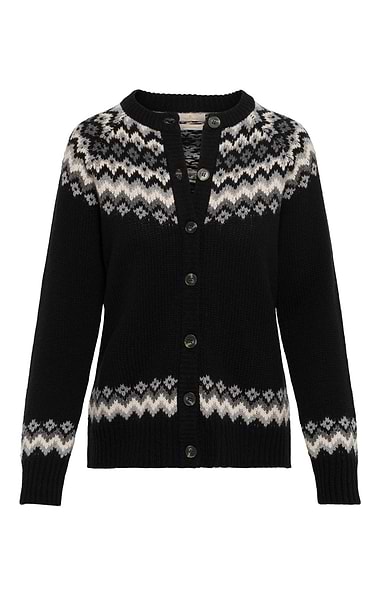 Ladies Lambswool Icelandic Cardigan