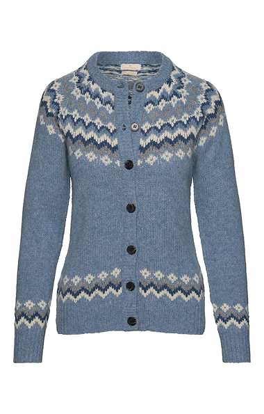 Ladies Lambswool Icelandic Cardigan