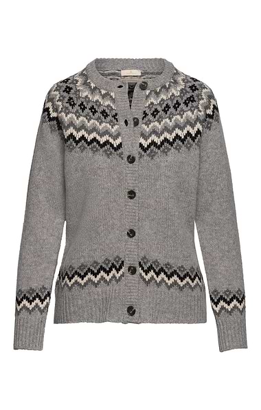 Ladies Lambswool Icelandic Cardigan