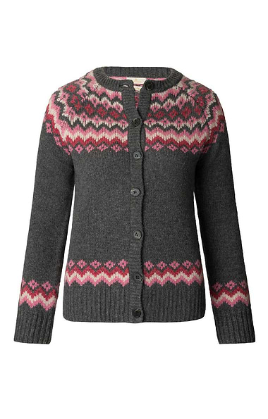Ladies Lambswool Icelandic Cardigan