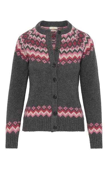 Ladies Lambswool Icelandic Cardigan