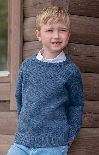 Child's Lambswool Crew Neck Jumper