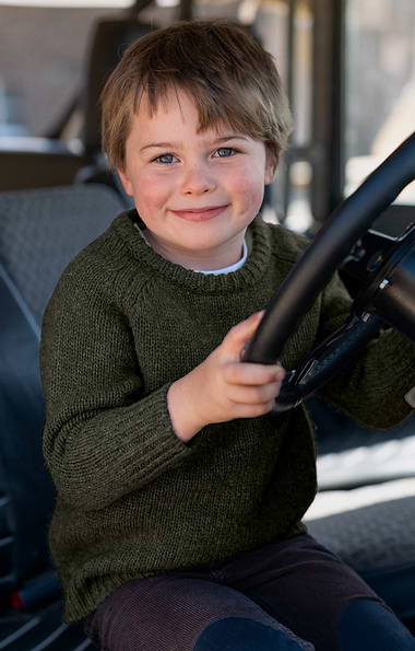 Child's Lambswool Crew Neck Jumper