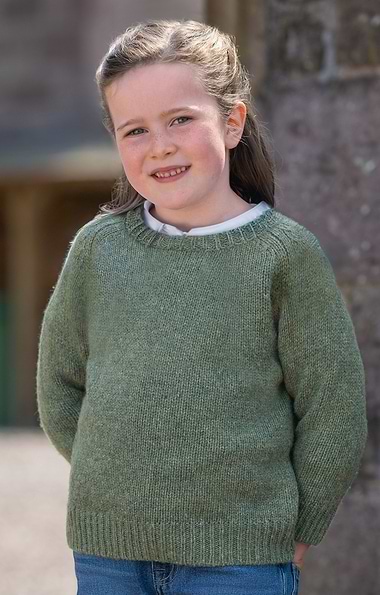 Child's Lambswool Crew Neck Jumper