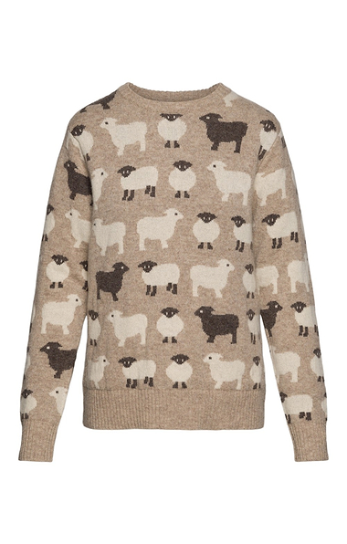 Ladies Lambswool Sheep Crew