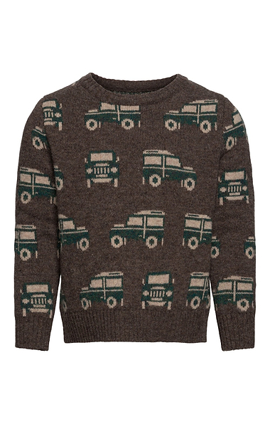 Children's House of Bruar Lamsbwool Landy Crew