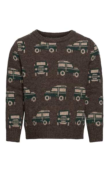 Children's House of Bruar Lamsbwool Landy Crew