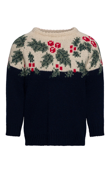 Children's Lambswool Holly Crew Neck Sweater