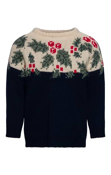 Children's Lambswool Holly Crew Neck Sweater