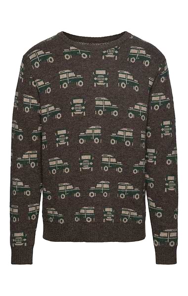 Men's Lambswool Landrover Crew