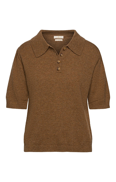Ladies Lambswool Short Sleeved Shirt