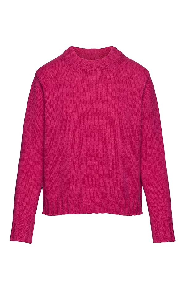Ladies Contemporary Lambswool Crew Neck Jumper