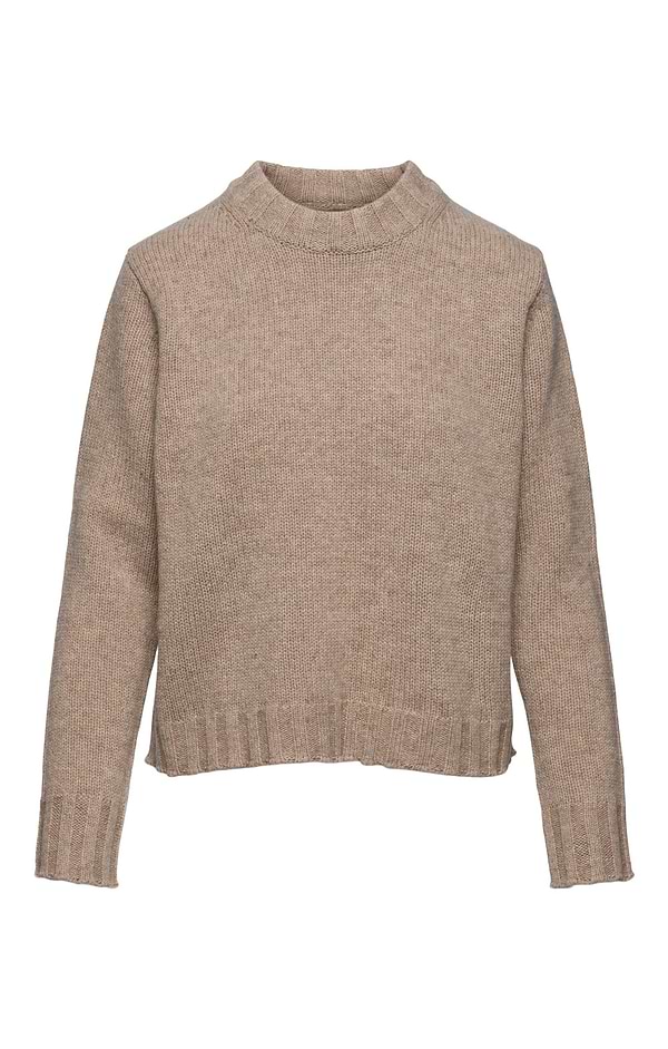 Ladies Contemporary Lambswool Crew Neck Jumper