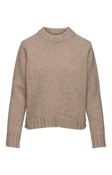 Ladies Contemporary Lambswool Crew Neck Jumper
