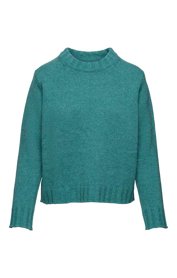Ladies Contemporary Lambswool Crew Neck Jumper