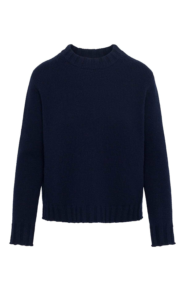 Ladies Contemporary Lambswool Crew Neck Jumper