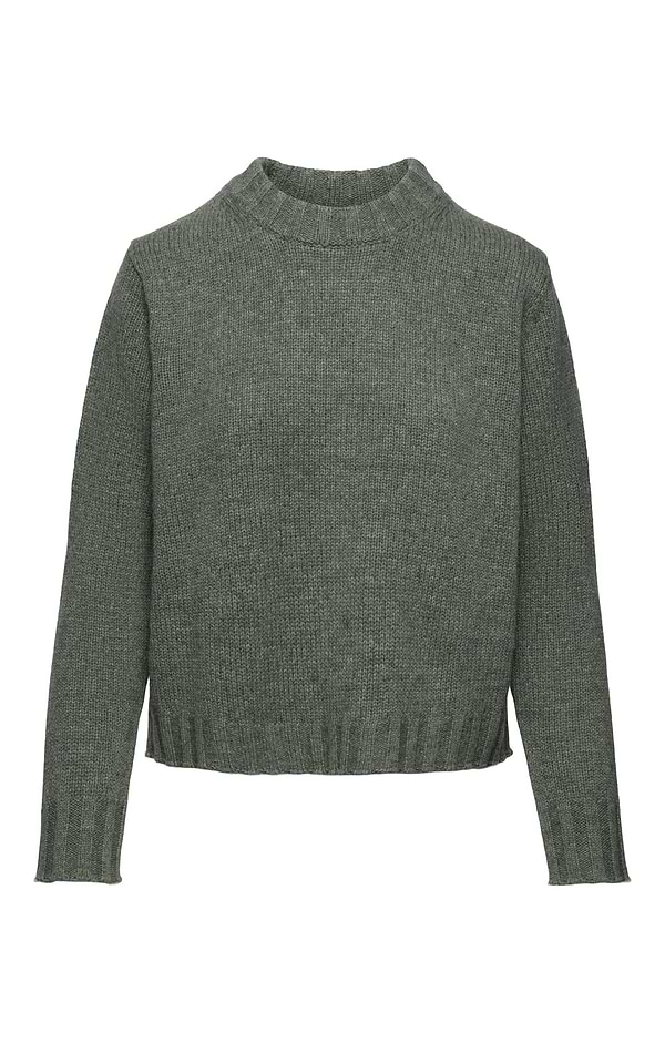 Ladies Contemporary Lambswool Crew Neck Jumper
