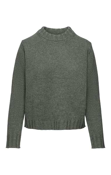 Ladies Contemporary Lambswool Crew Neck Jumper