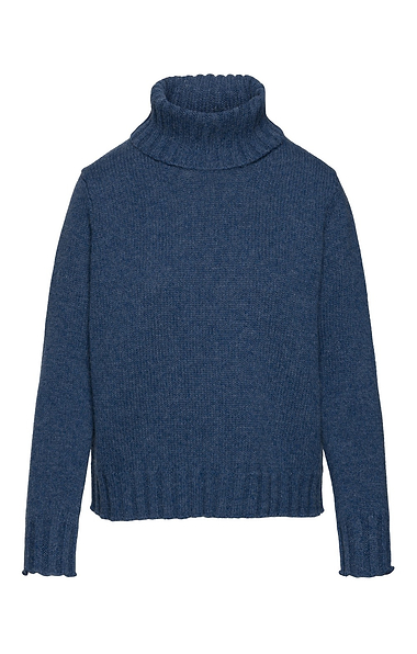 Ladies Contemporary Lambswool Rollneck Jumper