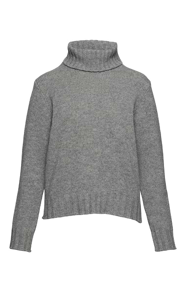 Ladies Contemporary Lambswool Rollneck Jumper