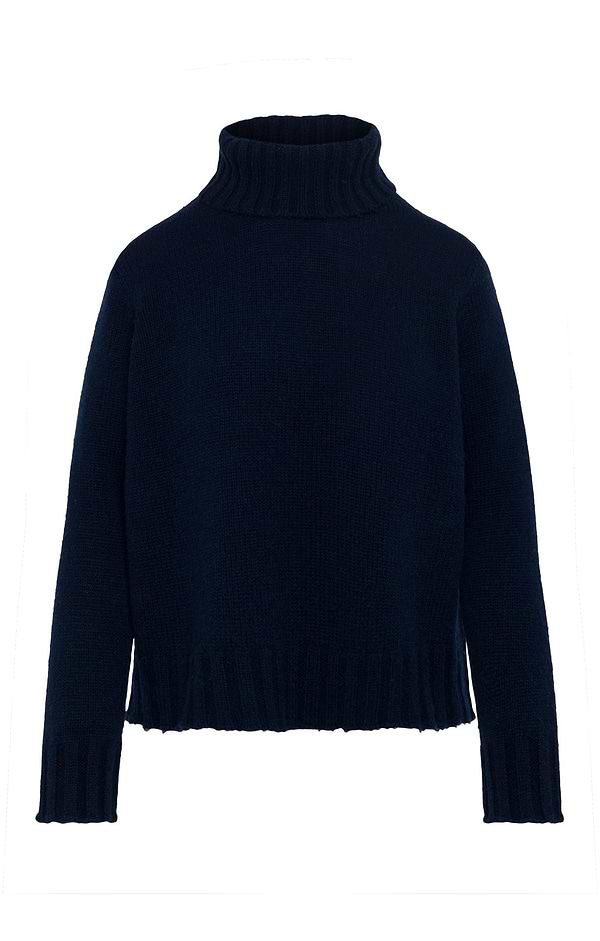 Ladies Contemporary Lambswool Rollneck Jumper