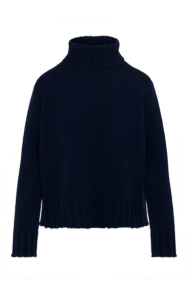 Ladies Contemporary Lambswool Rollneck Jumper