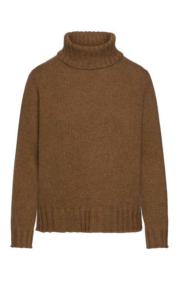 Ladies Contemporary Lambswool Rollneck Jumper