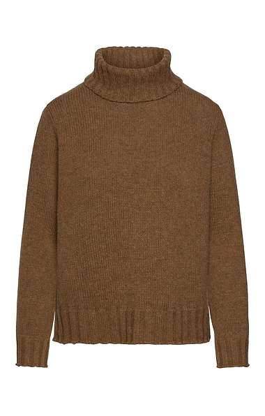 Ladies Contemporary Lambswool Rollneck Jumper