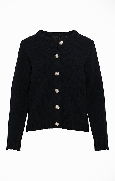 Ladies Lambswool Contemporary Cardigan
