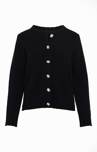 Ladies Lambswool Contemporary Cardigan