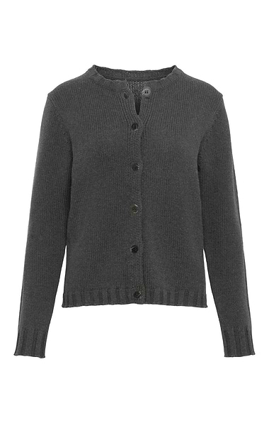 Ladies Lambswool Contemporary Cardigan