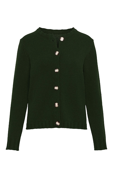 Ladies Lambswool Contemporary Cardigan