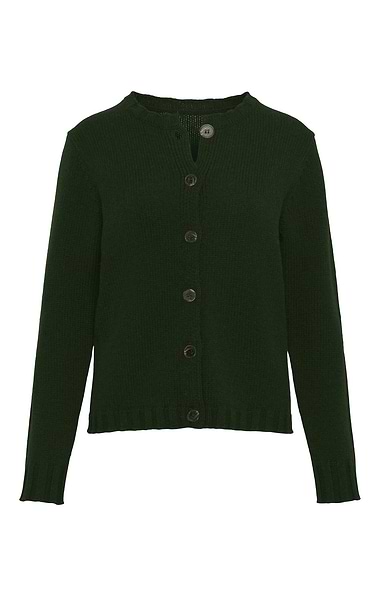 Ladies Lambswool Contemporary Cardigan