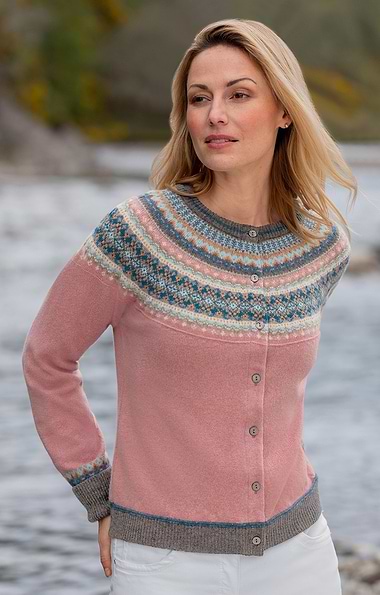 Ladies Alpine Short Cardigan