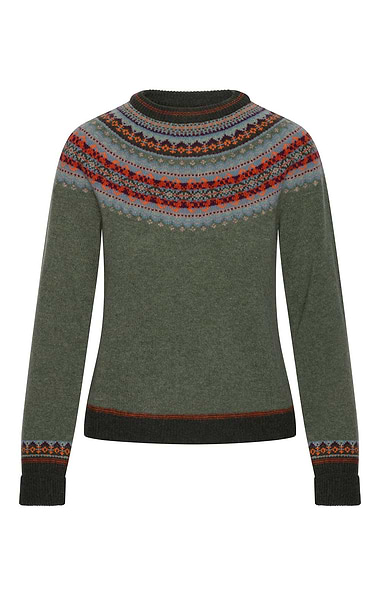 Ladies Merino Alpine Short Sweater