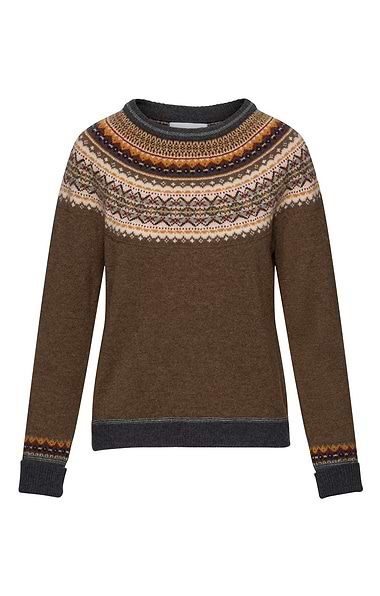 Ladies Merino Alpine Short Sweater