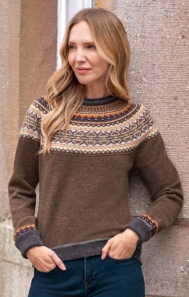 Ladies Merino Alpine Short Sweater