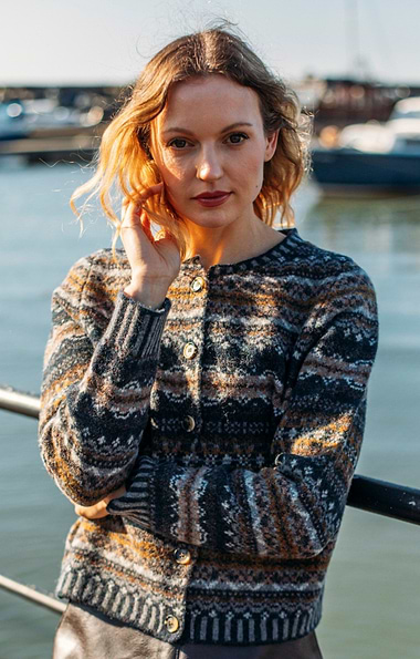 Ladies Eribe Westray Fairisle Cardigan